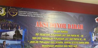Insan Pangkalan PLP Tanjung Perak Peduli Sesama Lewat Donor Darah