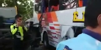 Raja Jalan Saling Hajar di Ngawi Renggut Kedua Sopir