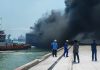 KMP Mutiara Berkah I Terbakar Sesaat Selesai Muat
