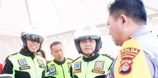 Manfaatkan Riuhnya Penonton Motor GP Mandalika Jasa Raharja Kampanye Keselamatan Berkendara