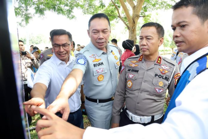Jasa raharja bersama korlantas polri Jasa Raharja Bersama Korlantas Polri Survei ke Sejumlah Ruas Tol di Jawa