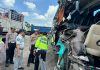Jasa Raharja Jamin Korban Tabarakan Dahsat Bus Pariwisata VS Tronton di Bungah Gresik Jasa Raharja Jamin Korban Tabrakan Dahsat Bus Pariwisata VS Tronton di Bungah Gresik