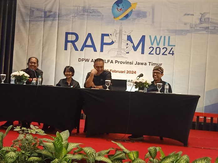 Pembahasan NLE Warnai Rapim Wilayah AlFI Jatim 2024