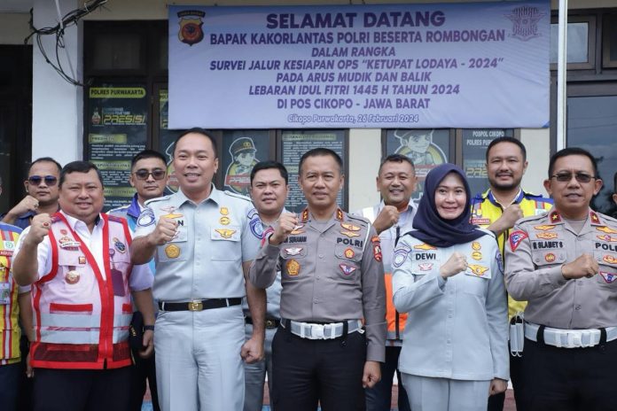 Lebih Awal, Jasa Raharja Bersama Korlantas Polri Survei Kesiapan Jalur Mudik 2024 Tol Jakarta – Surabaya