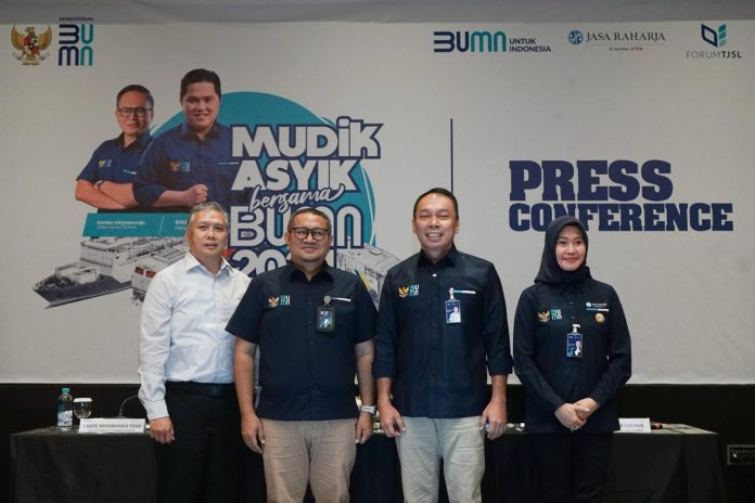 Jumpa pers mudik gratis bumn BUMN Kembali Gelar Mudik Gratis, Yuk Buruan Daftar