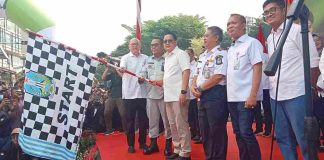 Jasa Raharja Dalam Barisan Bersama Dishub Berangkatkan Mudik Gratis Ke Pelbagai Kota di Jatim Jasa Raharja Dalam Barisan Bersama Dishub Berangkatkan Mudik Gratis Ke Pelbagai Kota di Jatim