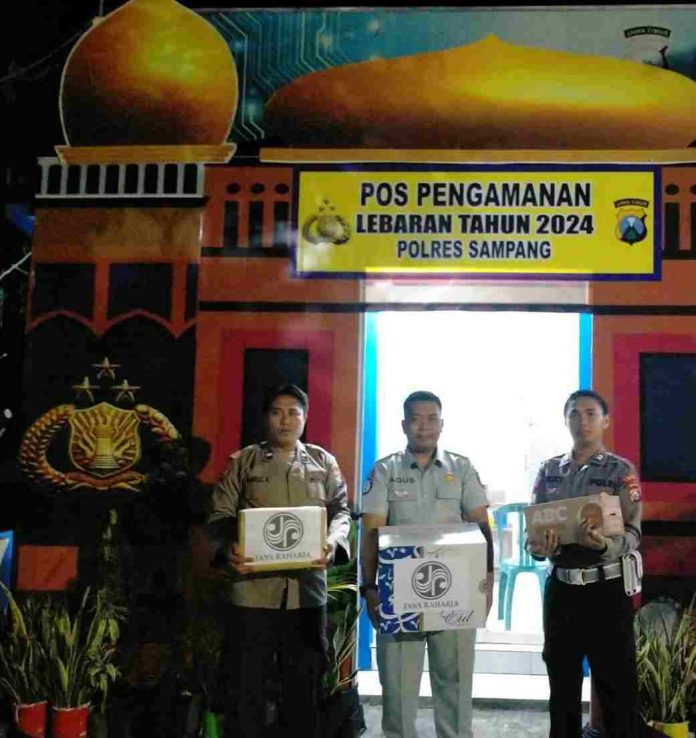 Jasa Raharja Pamekasan Gelar Aksi Simpatik di Pos PAM Kabupaten Sampang