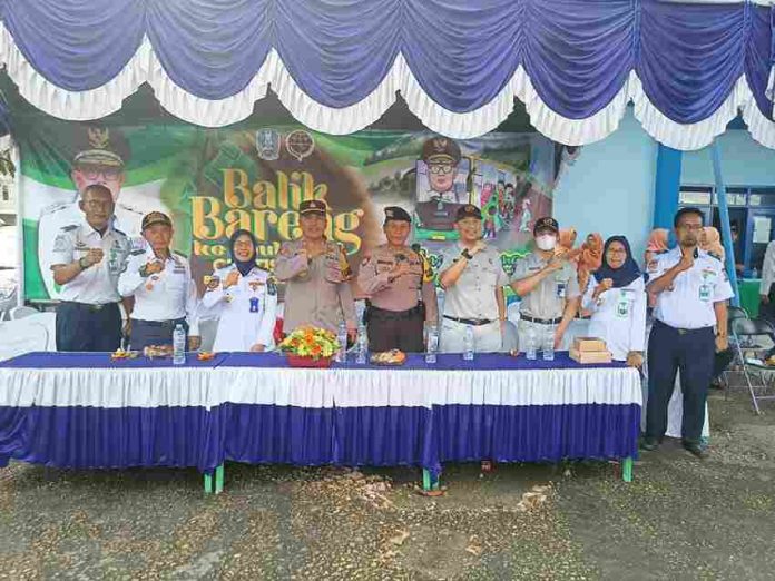 Kepala Jasa Raharja Pamekasan Hadiri Pemberangkatan Balik Gratis Warga Madura Oleh Pemprov Jatim