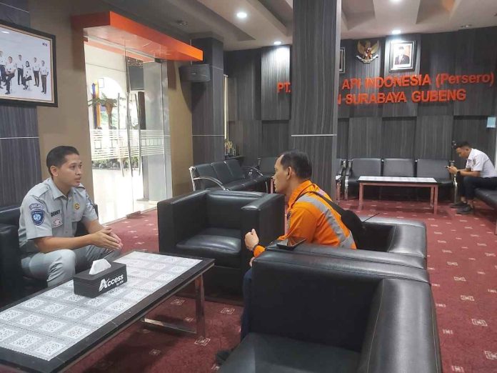 Jasa Raharja Surabaya Koordinasi Persiapan Penyambutan Peserta Mudik Asik Bareng BUMN 2024 Di Stasiun Surabaya Gubeng