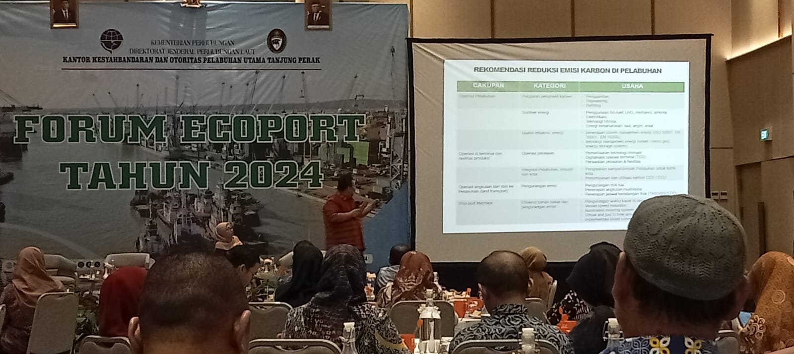 KSOP Tanjung Perak Gelar Forum Ecoport 2024 Buka Wawasan Lingkungan Hidup Pelaku Usaha Maritim