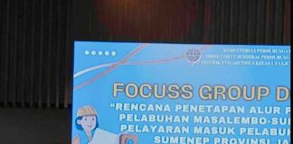 Disnav Tanjung Perak Gelar FGD Penetapan Alur Pelayaran Pelabuhan Masalembo dan Keramaian