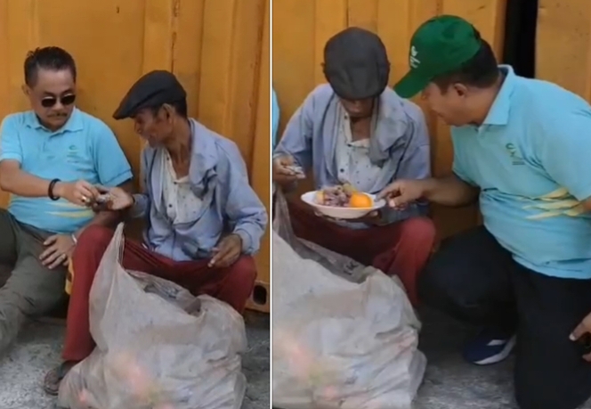 Menyelinap di Kemeriahan Panggung Hiburan KSOP Gresik, Pemulung Jadi Perhatian Dua Kepala UPT Hubla Menyelinap di Kemeriahan Panggung Hiburan KSOP Gresik, Pemulung Jadi Perhatian Dua Kepala UPT Hubla