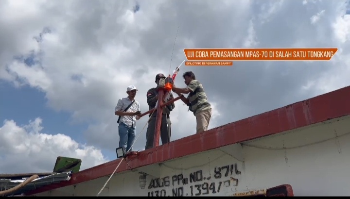 KSOP Sampit Sukses Lakukan Uji Coba E-Pilotage Dengan MPas 70 di Alur Pemanduan Luar Biasa
