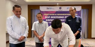 Pelindo, TTL dan KSOP Tanjung Perak Teken SOPJadwal Tambat Kapal Pelindo, TTL dan KSOP Tanjung Perak Teken SOPJadwal Tambat Kapal