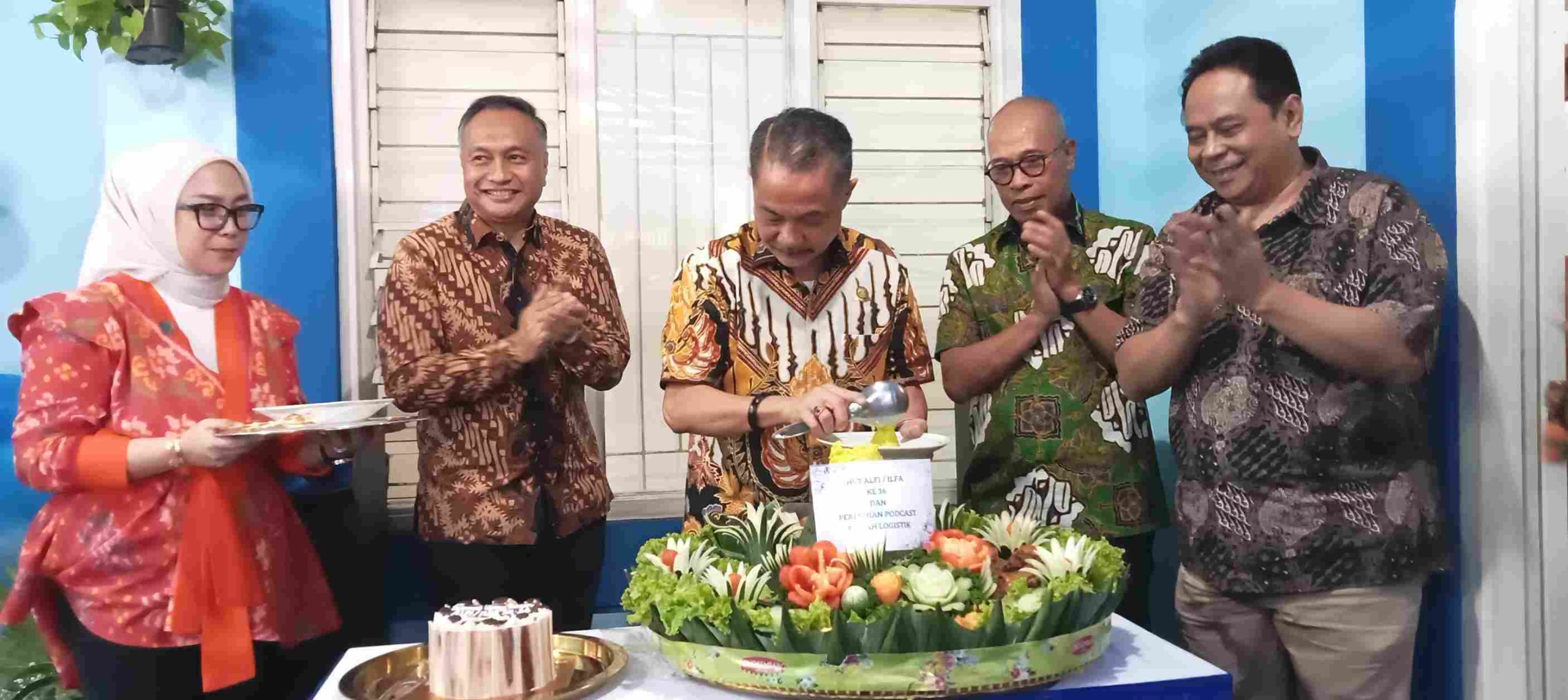 Tandai HUT ke 36 ALFI Jatim Hadirkan Podcast Rumah Logistik Studio 2