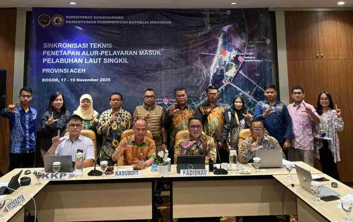 Perhubungan Laut Gelar Sinkronisasi Teknis Penetapan Alur Pelayaran Pelabuhan Singkil Aceh
