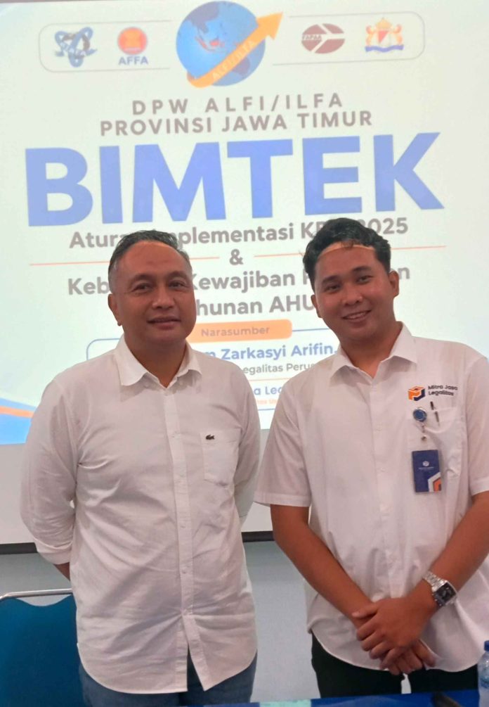 ALFI Jatim Tak Ingin Anggota Tersesat Jalan Pelaporan Versi Baru ALFI Jatim Tak Ingin Anggota Tersesat Jalan Pelaporan Versi Baru