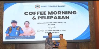 GESER DENGAN TOREHAN KINERJA POSITIF, KEPALA KSOP SAMPIT BANJIR APRESIASI GESER DENGAN TOREHAN KINERJA POSITIF, KEPALA KSOP SAMPIT BANJIR APRESIASI